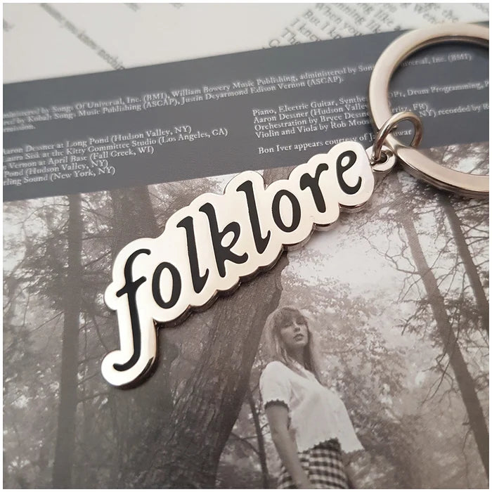 Folklore Metal Keychain