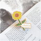 Betty Sunflower Enamel Pin