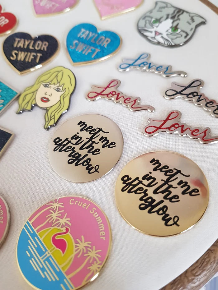 Meet Me In The Afterglow Enamel Pins