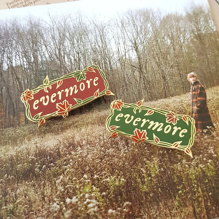 Evermore Title Enamel Pins