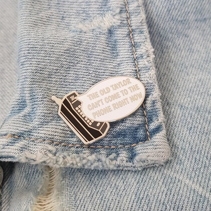 Rep Old Taylor Phone Enamel Pins