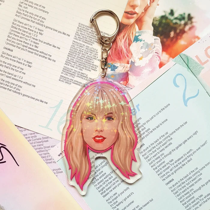Taylor Face Acrylic Keychain