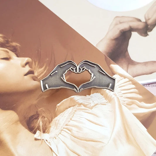 Hands Heart Enamel Pin