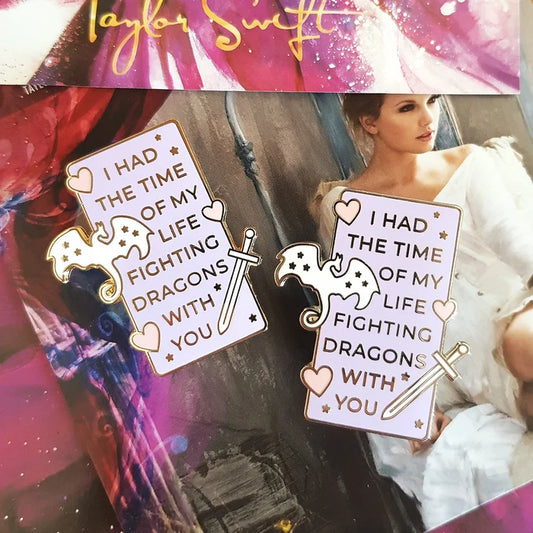 Long Live Fighting Dragons Enamel Pin