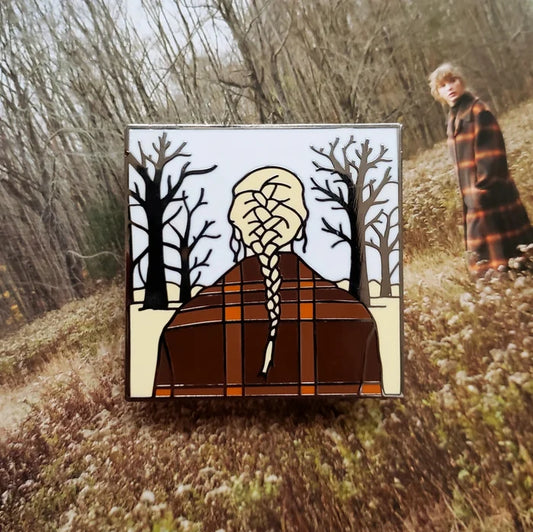 Evermore Album Cover Enamel Pin