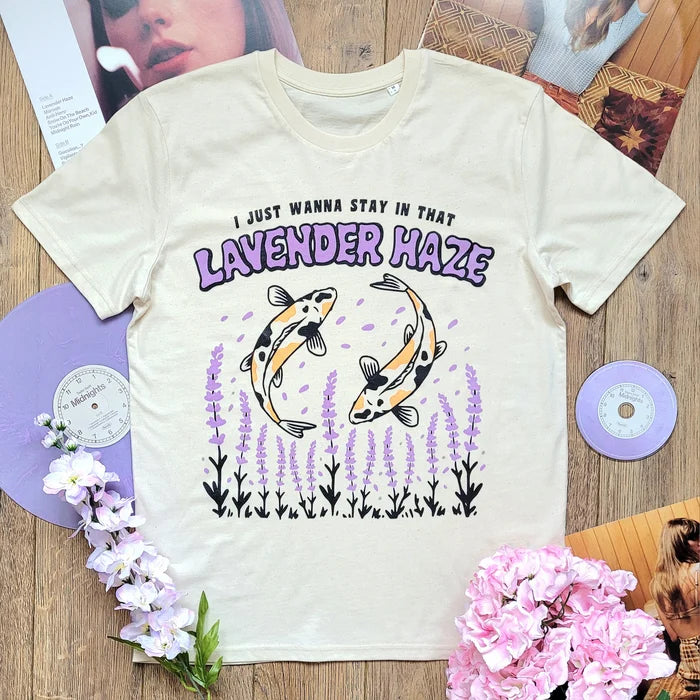 Lavender Haze Koi T-Shirt / Sticker