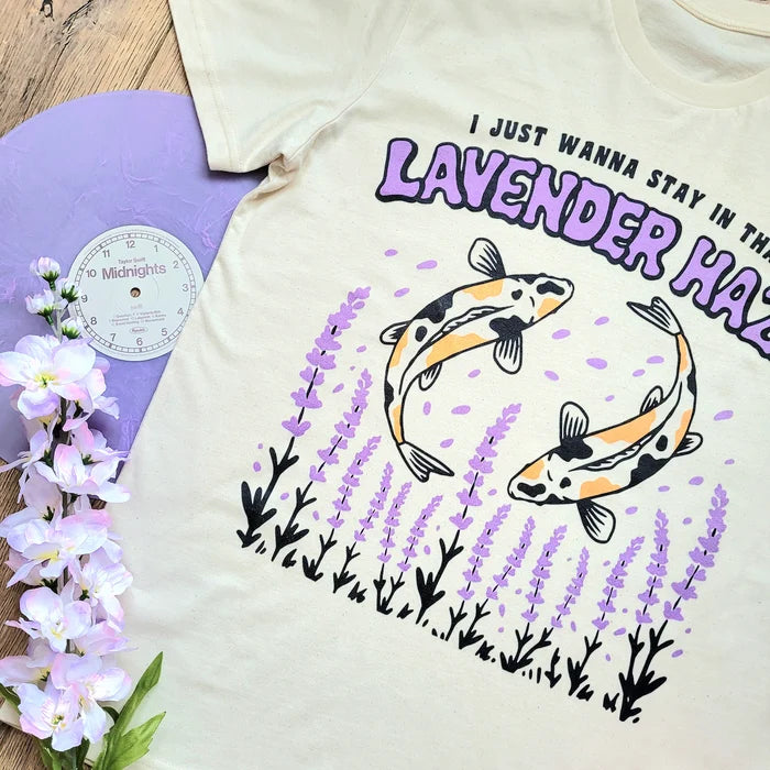 Lavender Haze Koi T-Shirt / Sticker