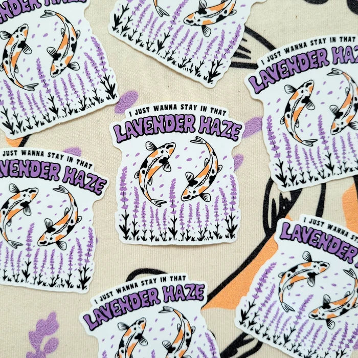 Lavender Haze Koi T-Shirt / Sticker