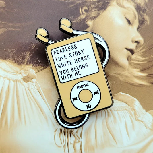 Fearless Ipod Enamel Pin
