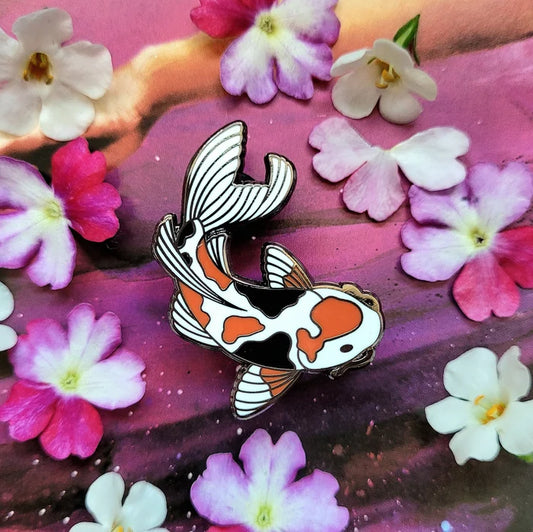 Koi Fish Enamel Pin