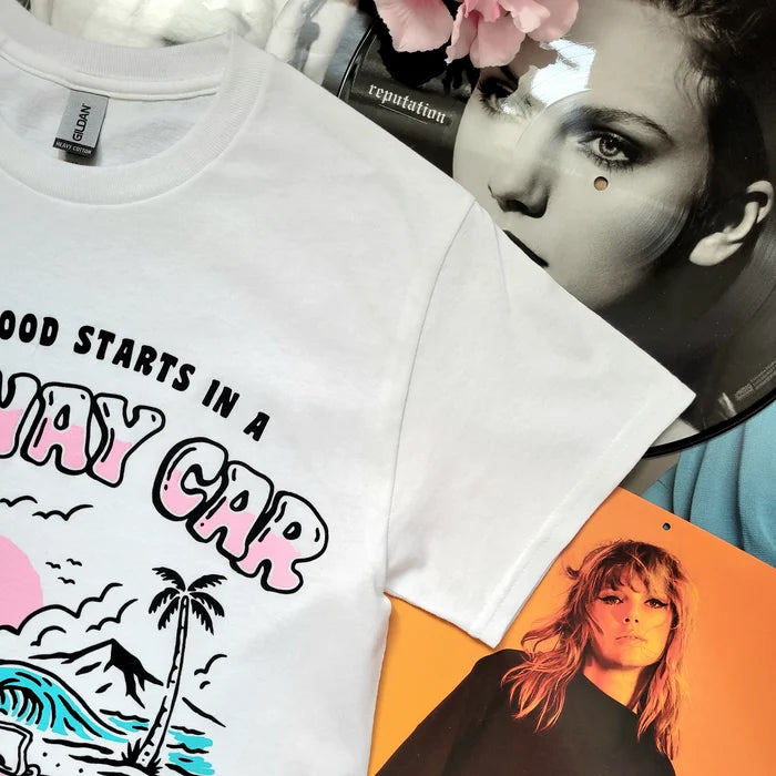 Getaway Car T-Shirt (White)