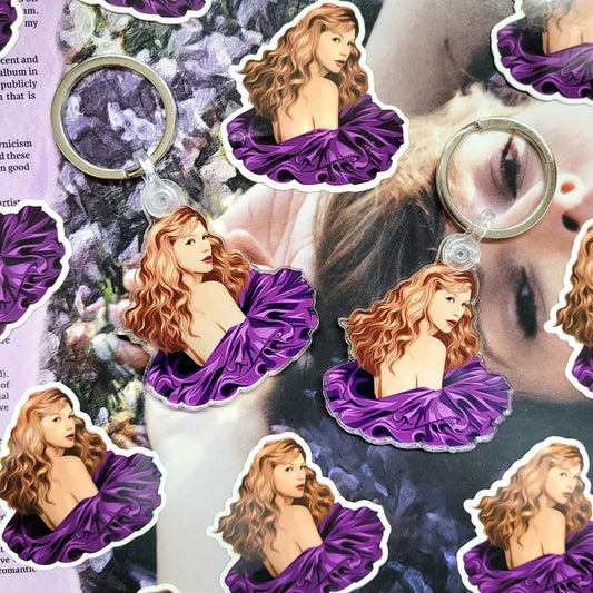 Speak Now Dress Acrylic Keychain/Sticker
