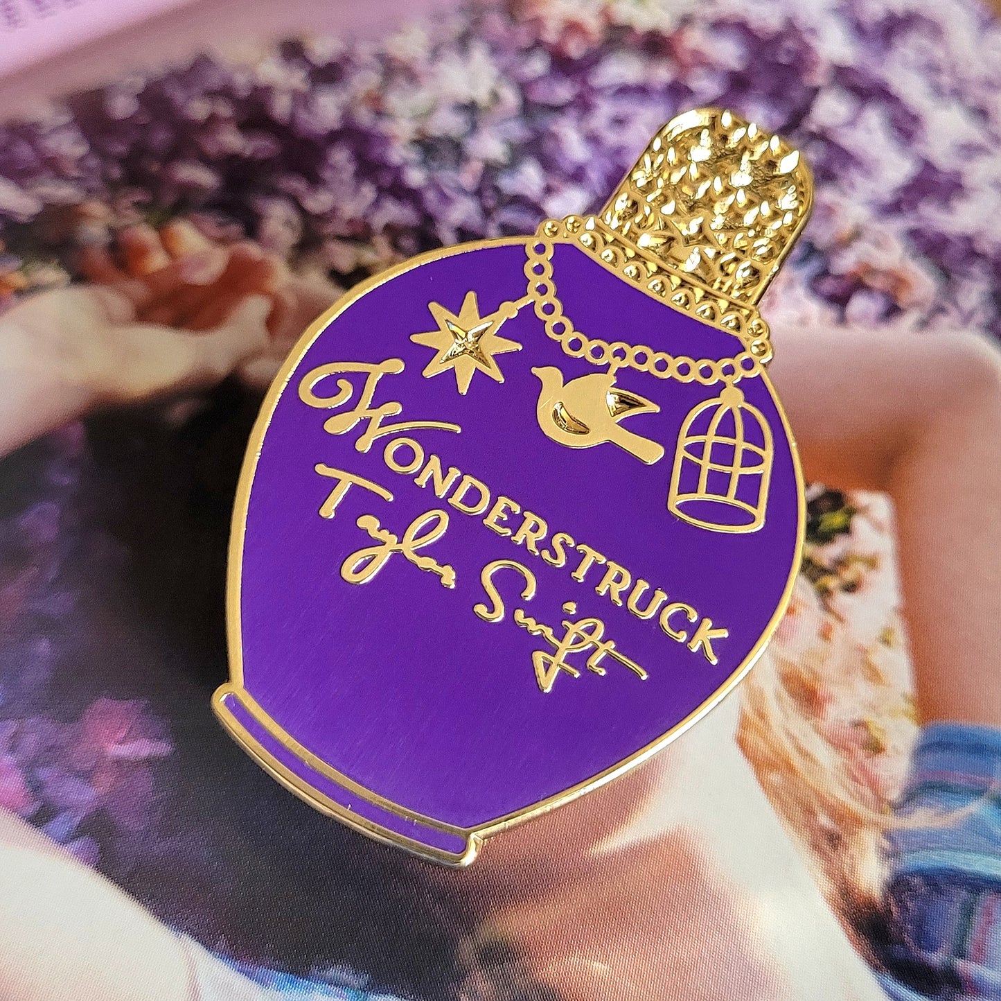 Wonderstruck Perfume Enamel Pin