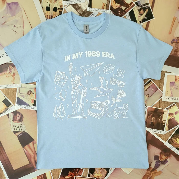 In My 1989 Era T-Shirt (light blue)