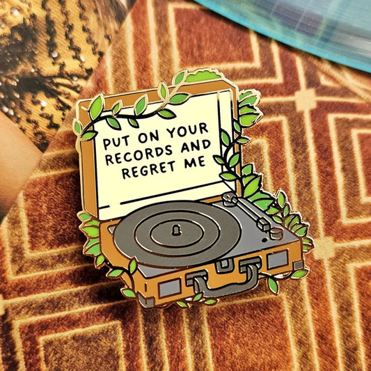High Infidelity Enamel Pin