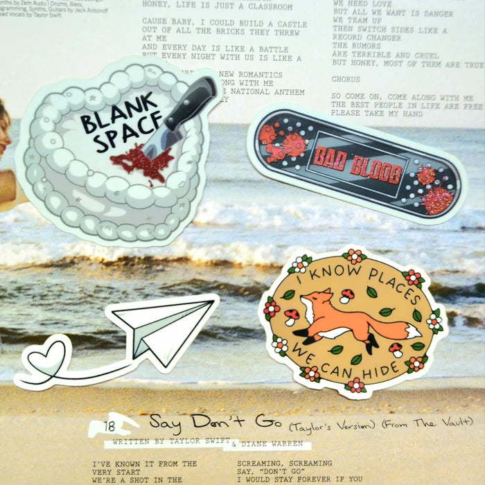 Various 1989 Stickers