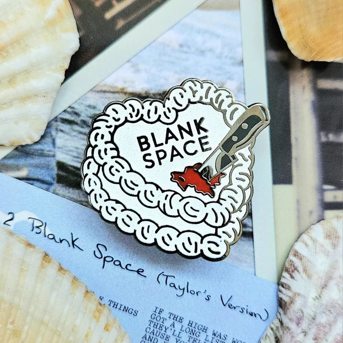 Blank Space Cake Enamel Pin