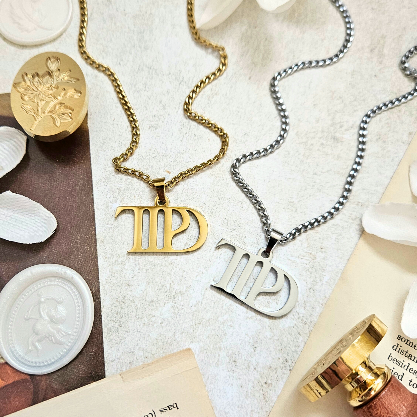 Poets Cut Out Necklaces