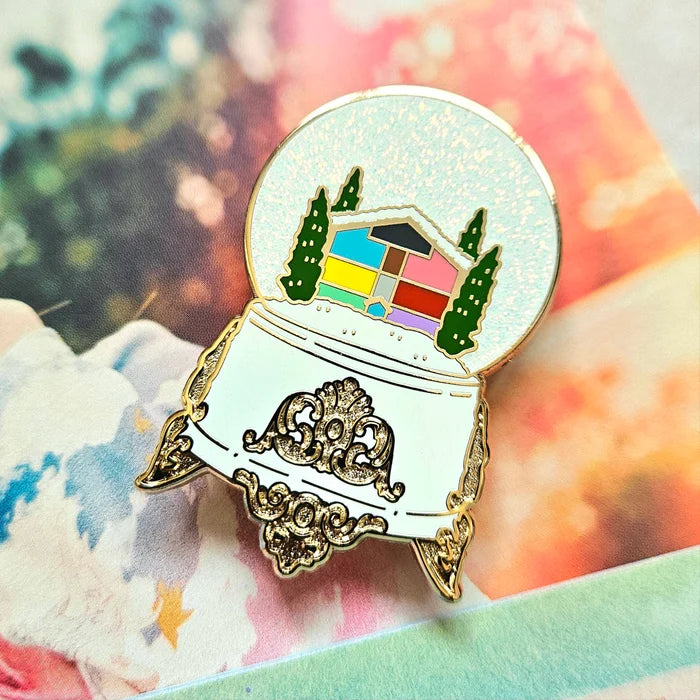 Lover Snowglobe Enamel Pin/Sticker