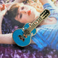 Blue Koi Fish Guitar Enamel Pin