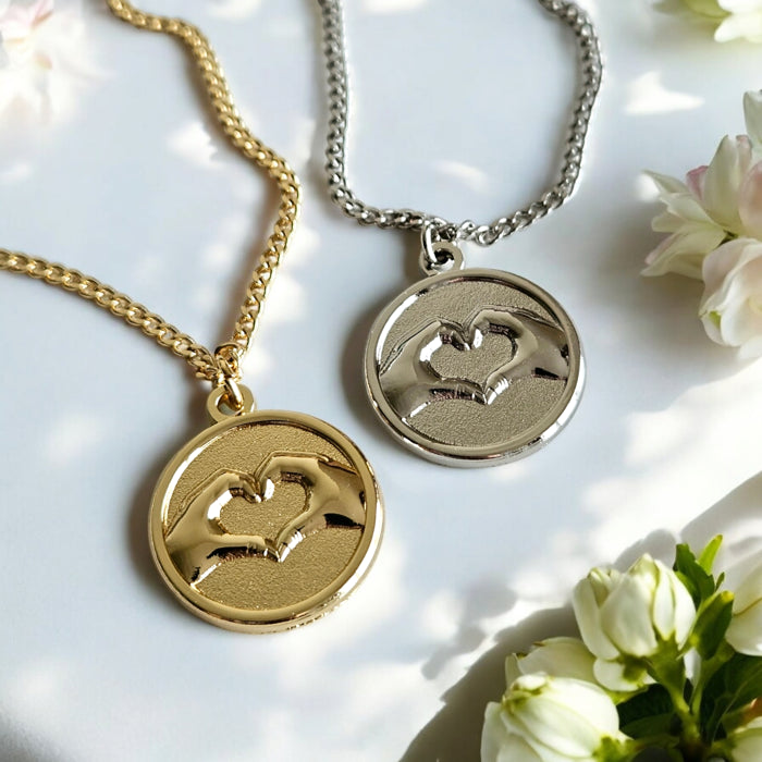 Hands Heart Necklaces