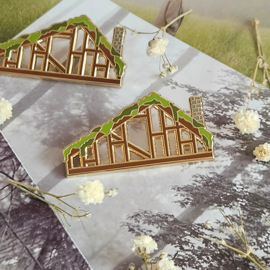 Cabin Enamel Pin
