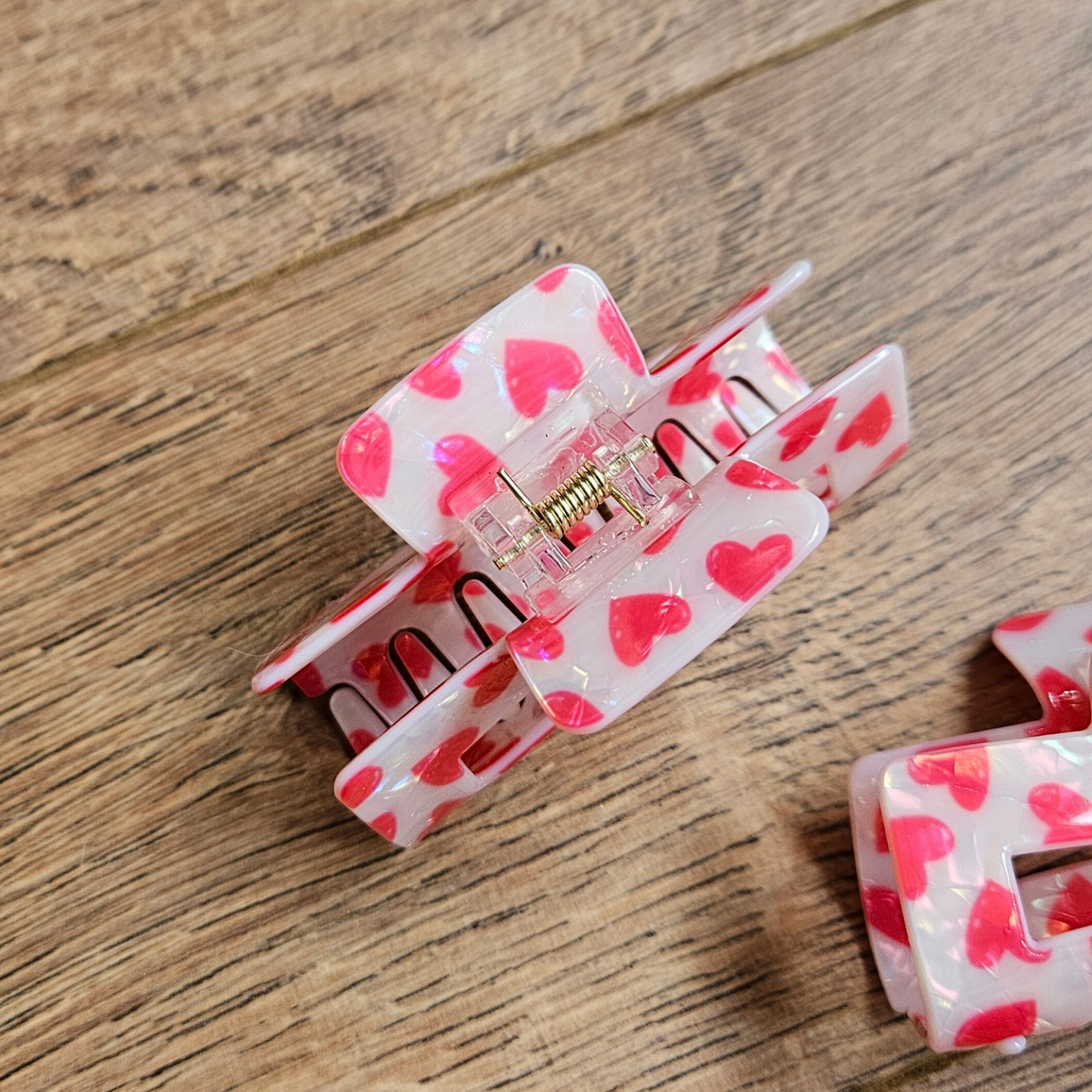 Love Heart Hair Claw Clip