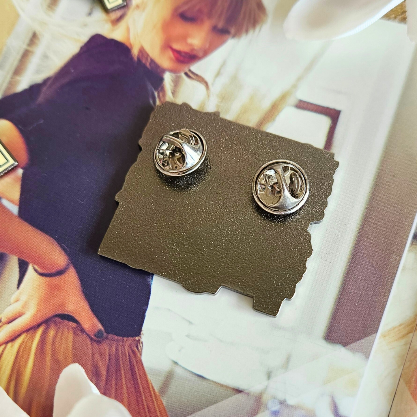Begin Again Cafe Enamel Pin