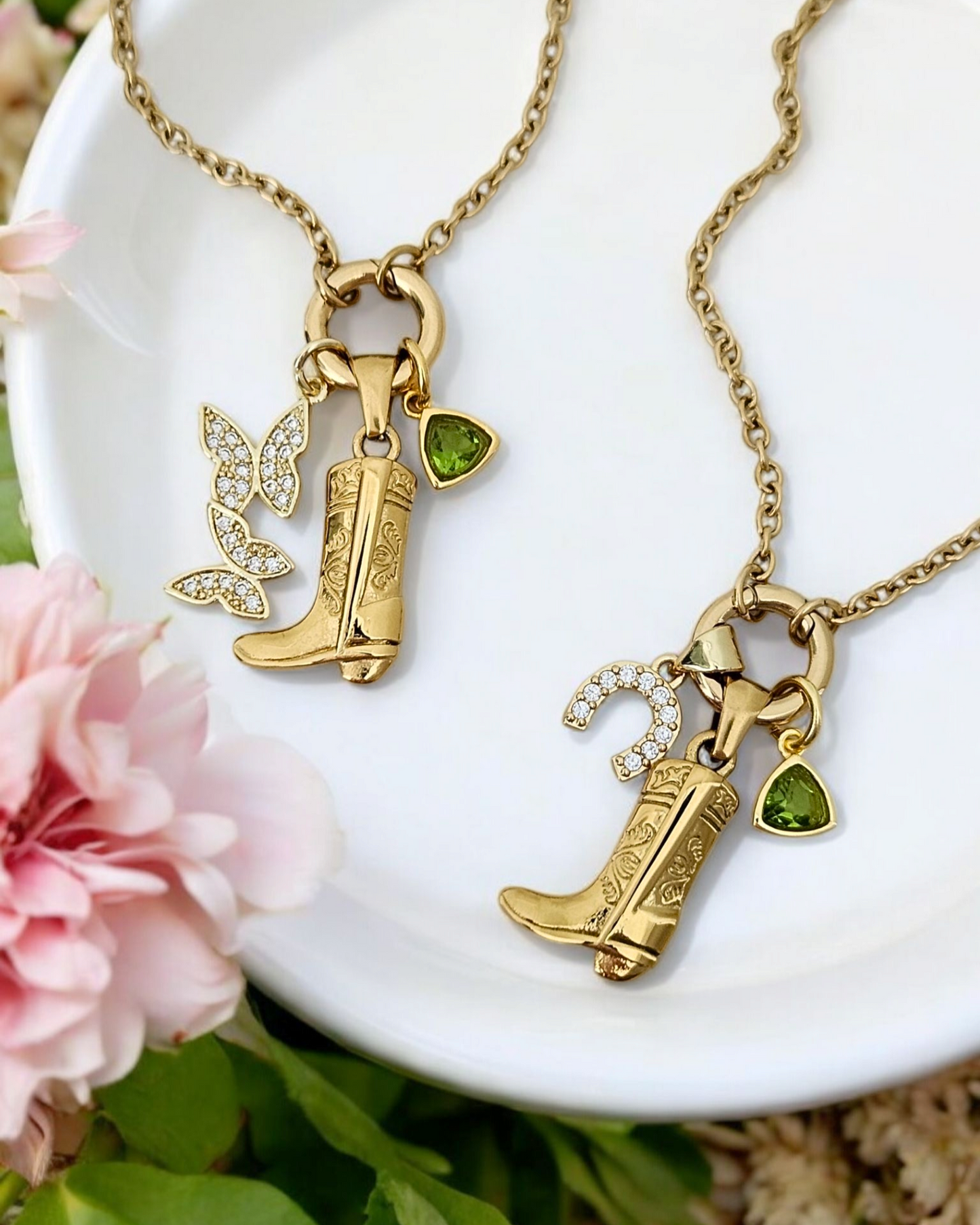 Debut Charm Necklaces (Gold)
