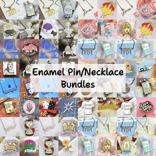 Enamel Pin/Necklace Bundles