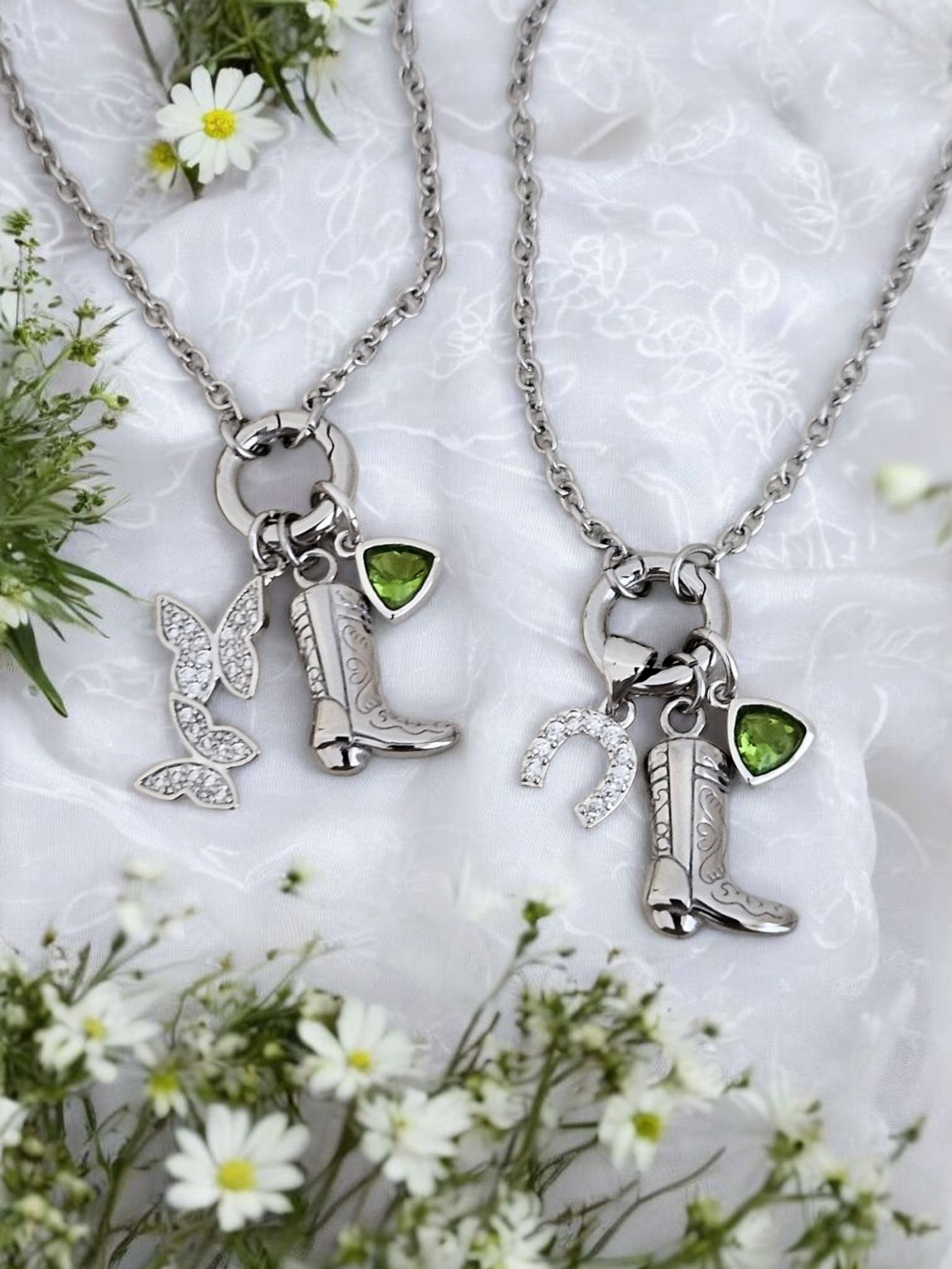 Debut Charm Necklaces (Silver)