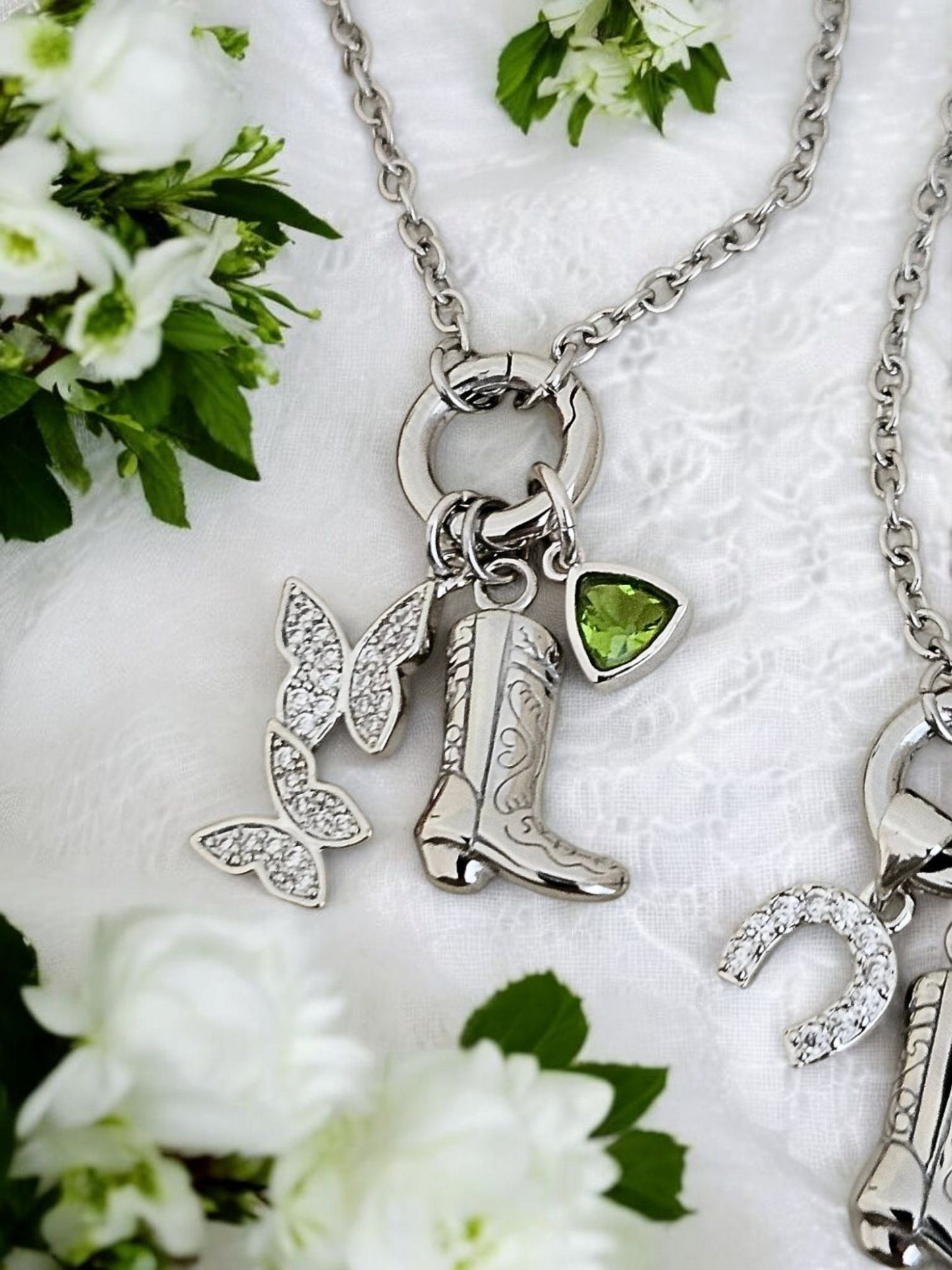 Debut Charm Necklaces (Silver)