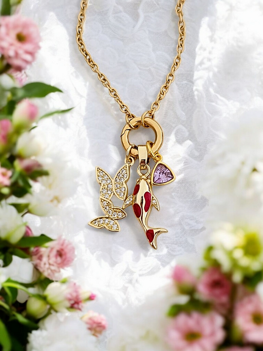 Koi Charm Necklace