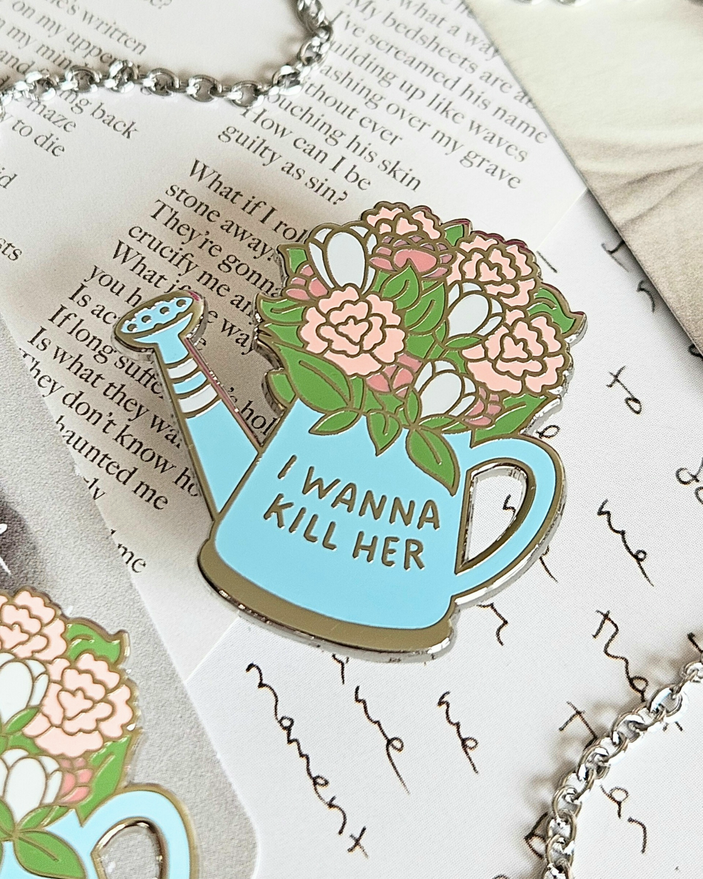 Waters Flowers Enamel Pin