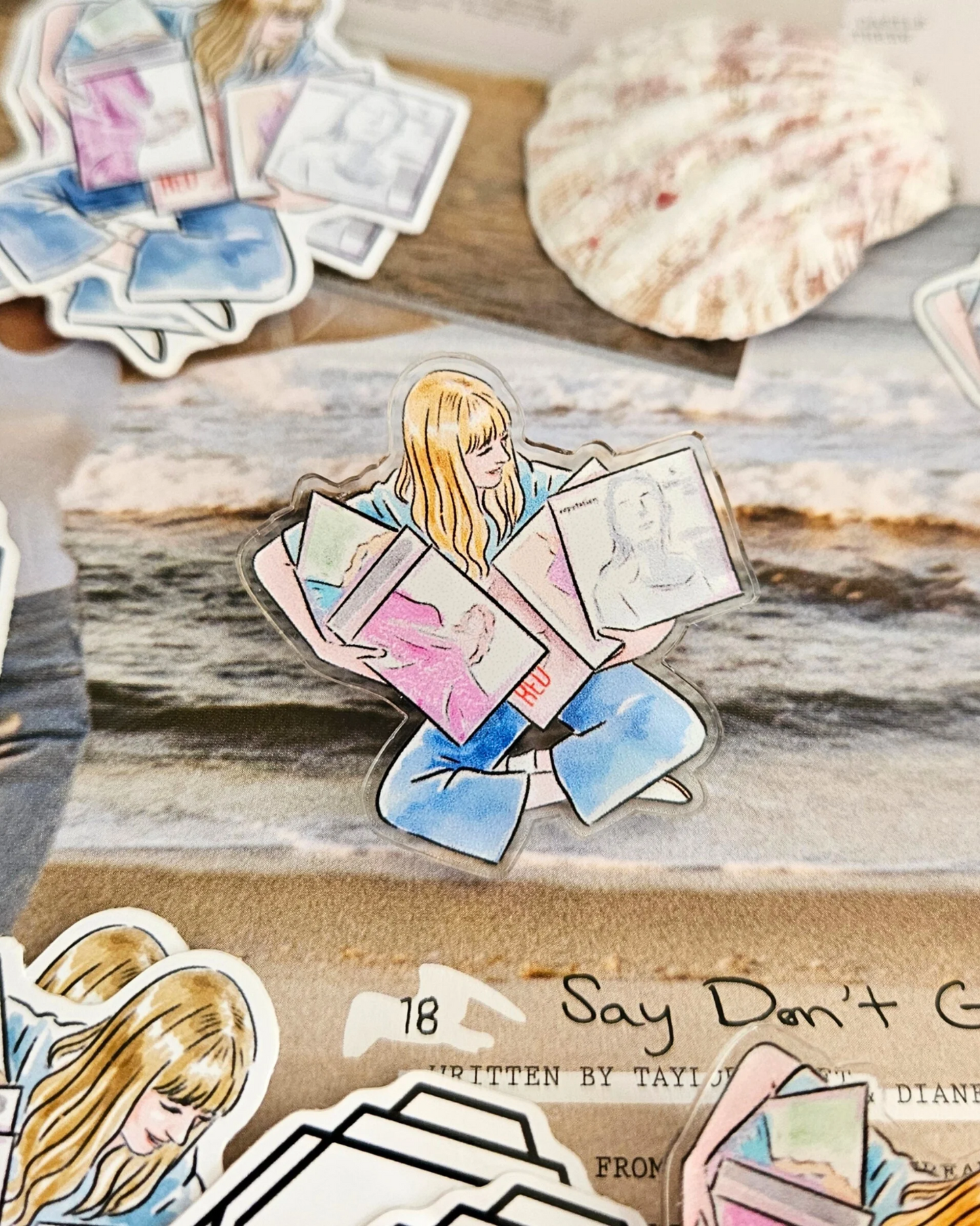 Masters You Belong With Me Acrylic Pin/ Sticker