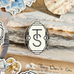 TS Art Deco Logo Acrylic Pin/ Sticker