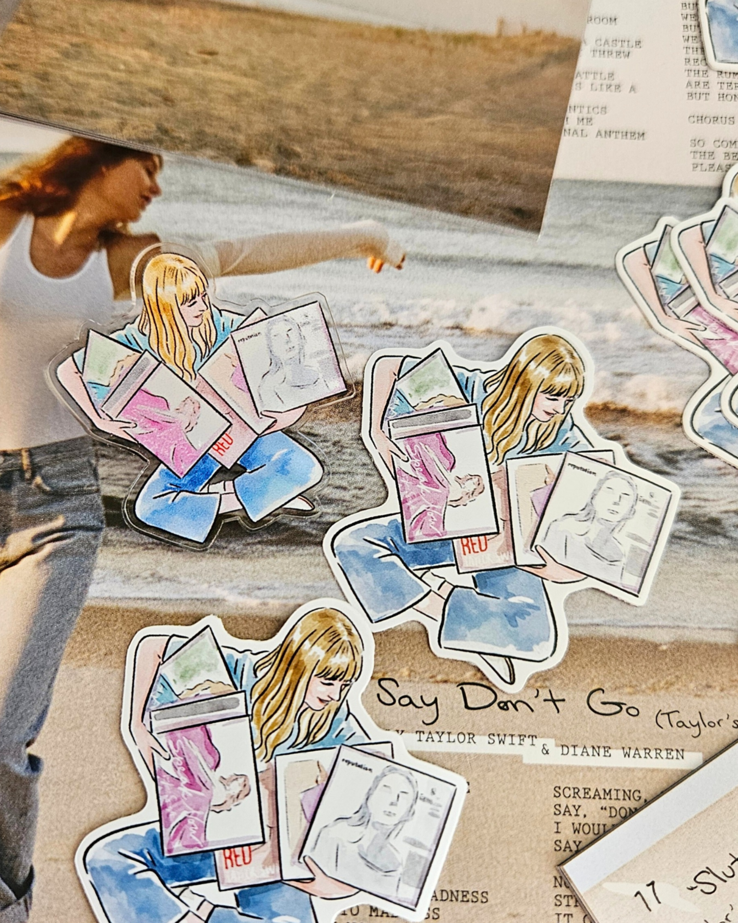 Masters You Belong With Me Acrylic Pin/ Sticker