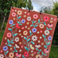 Acoustic Piano Flowers Fleece Blanket