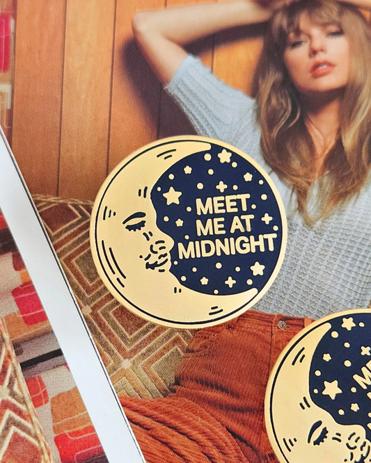 Meet Me At Midnight Enamel Pin