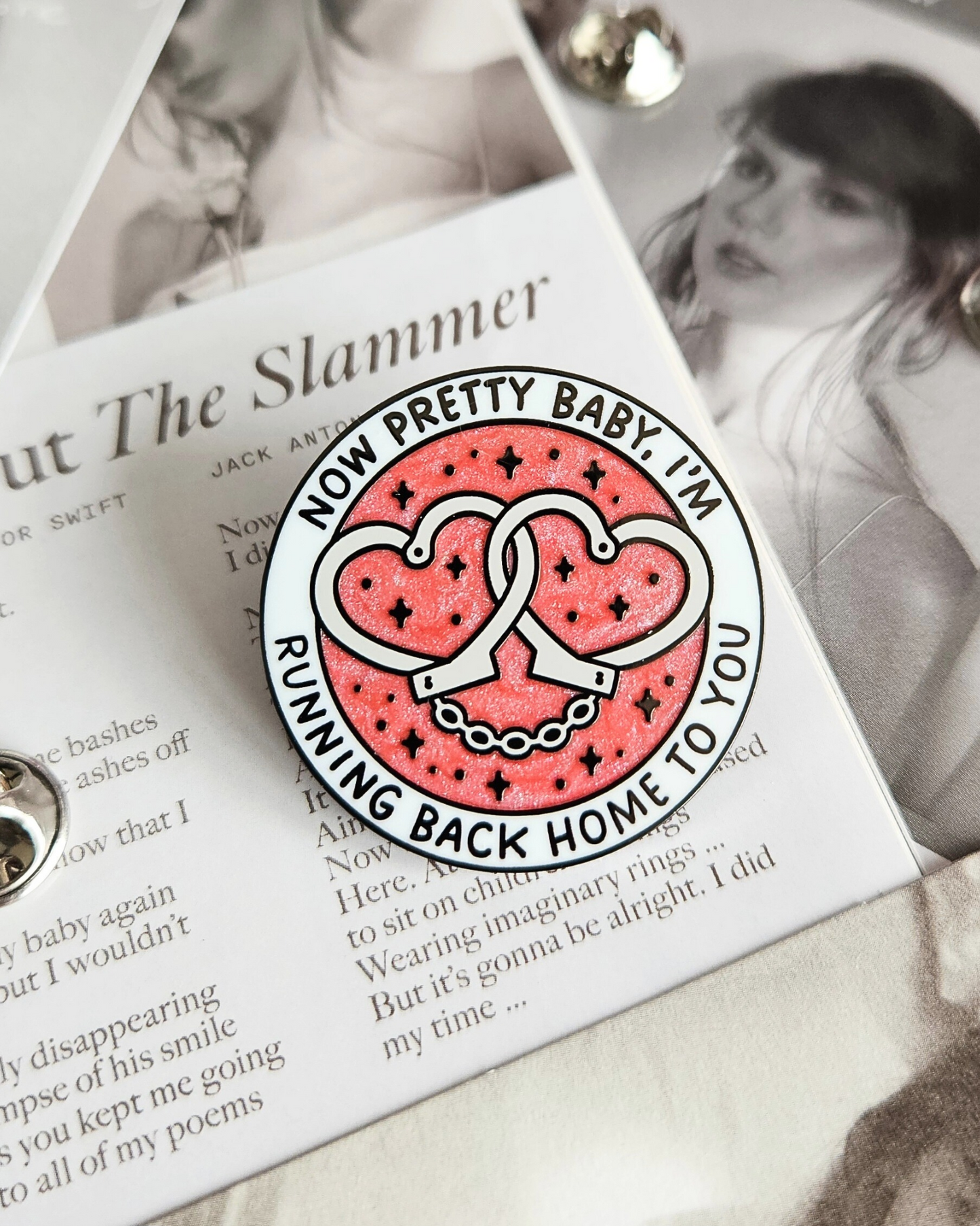 Fresh Out The Slammer Enamel Pin