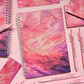 Fan Shell Notebook/Sticky Notes/Bookmarks/Pens