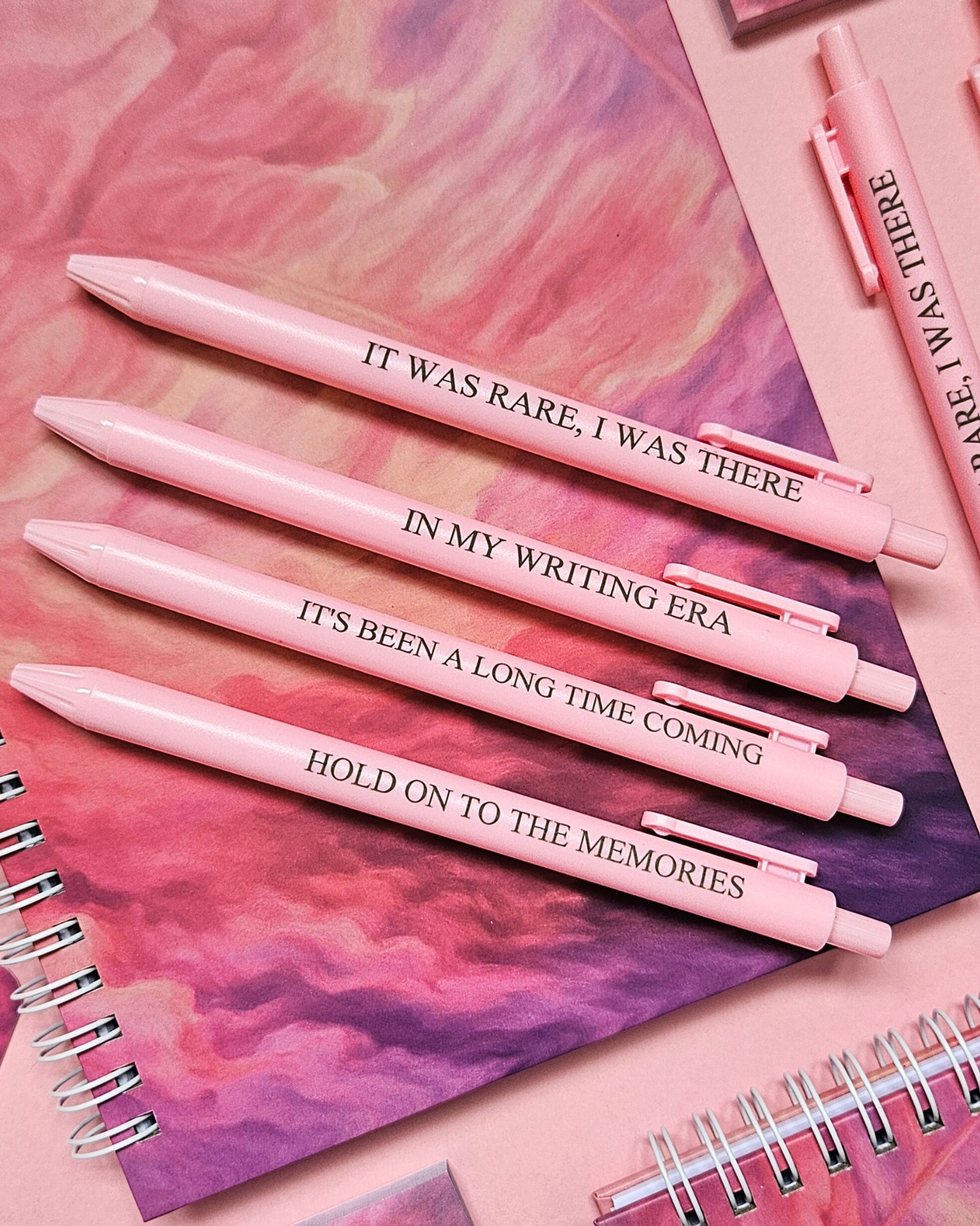 Fan Shell Notebook/Sticky Notes/Bookmarks/Pens