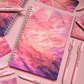 Fan Shell Notebook/Sticky Notes/Bookmarks/Pens
