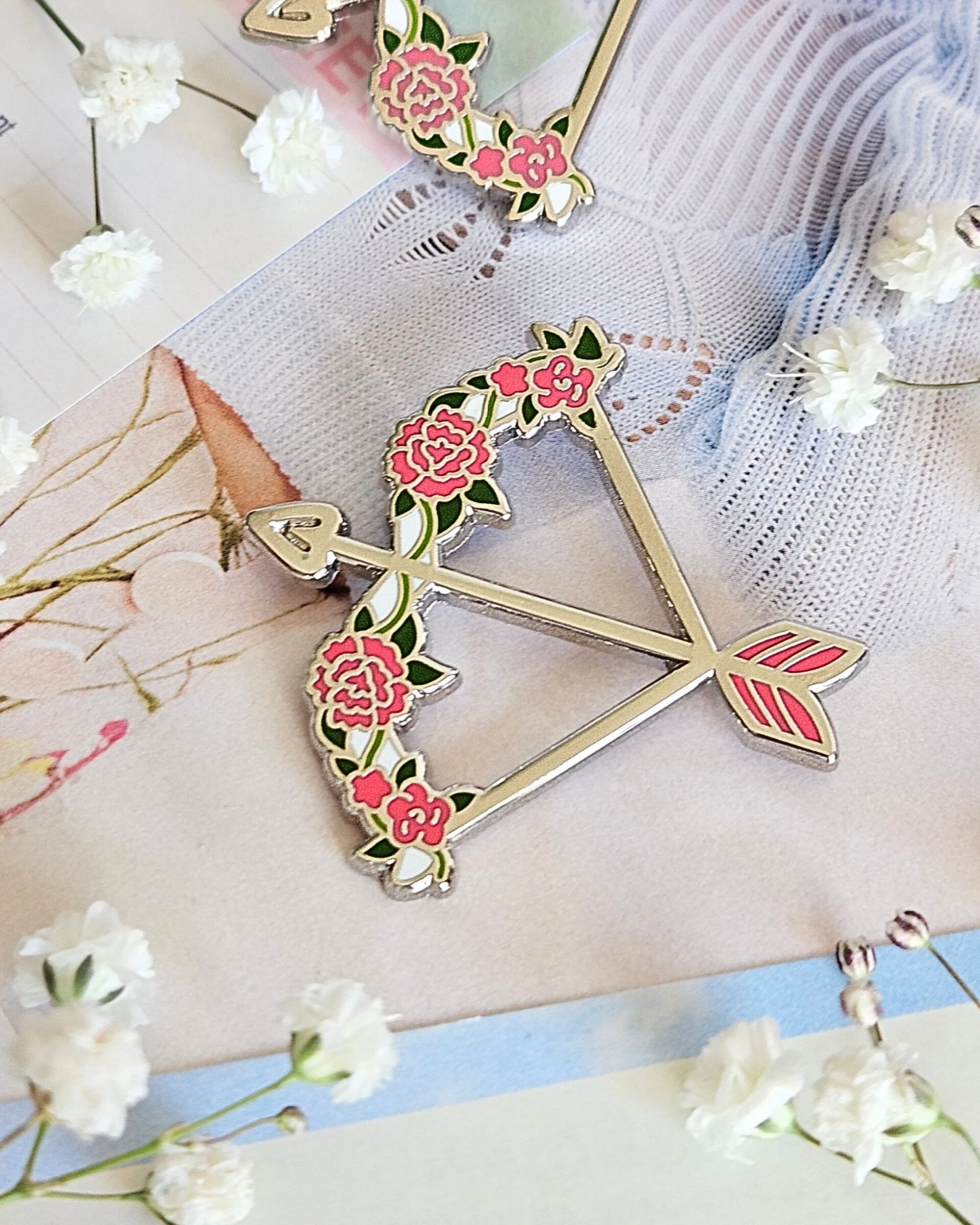 Bow And Arrow Enamel Pin