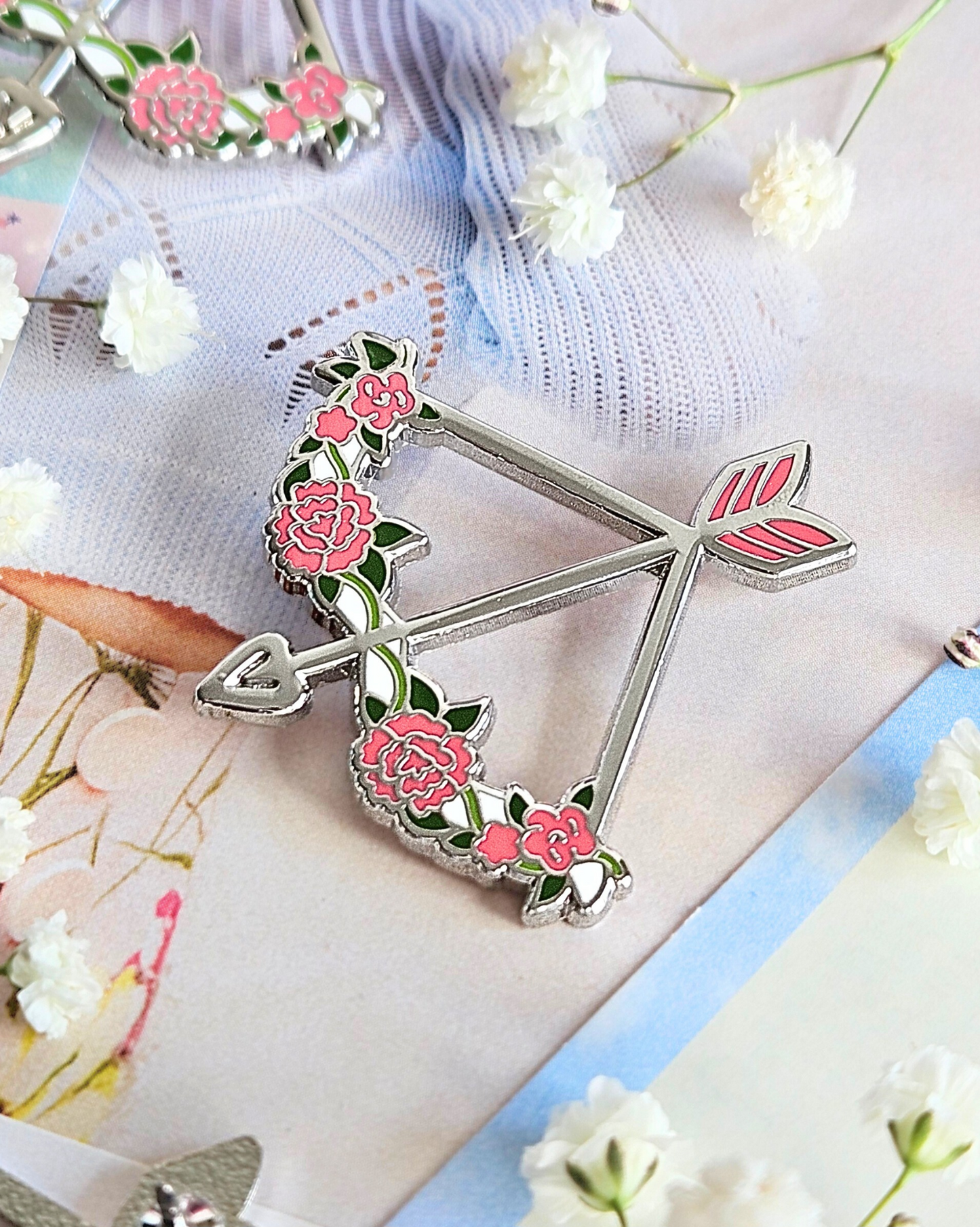 Bow And Arrow Enamel Pin