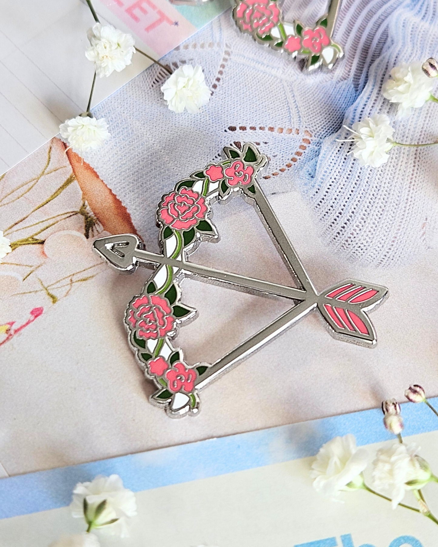 Bow And Arrow Enamel Pin