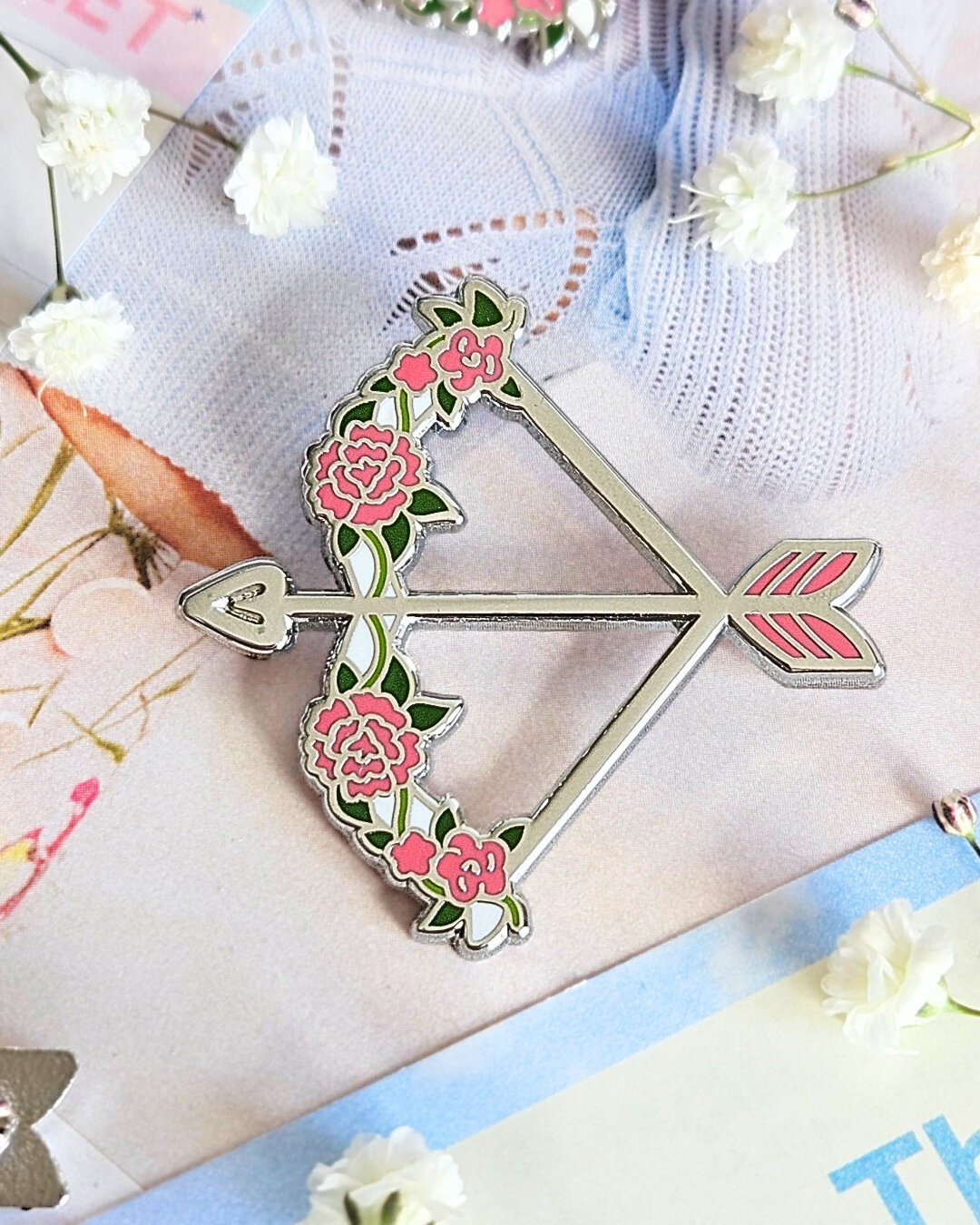Bow And Arrow Enamel Pin