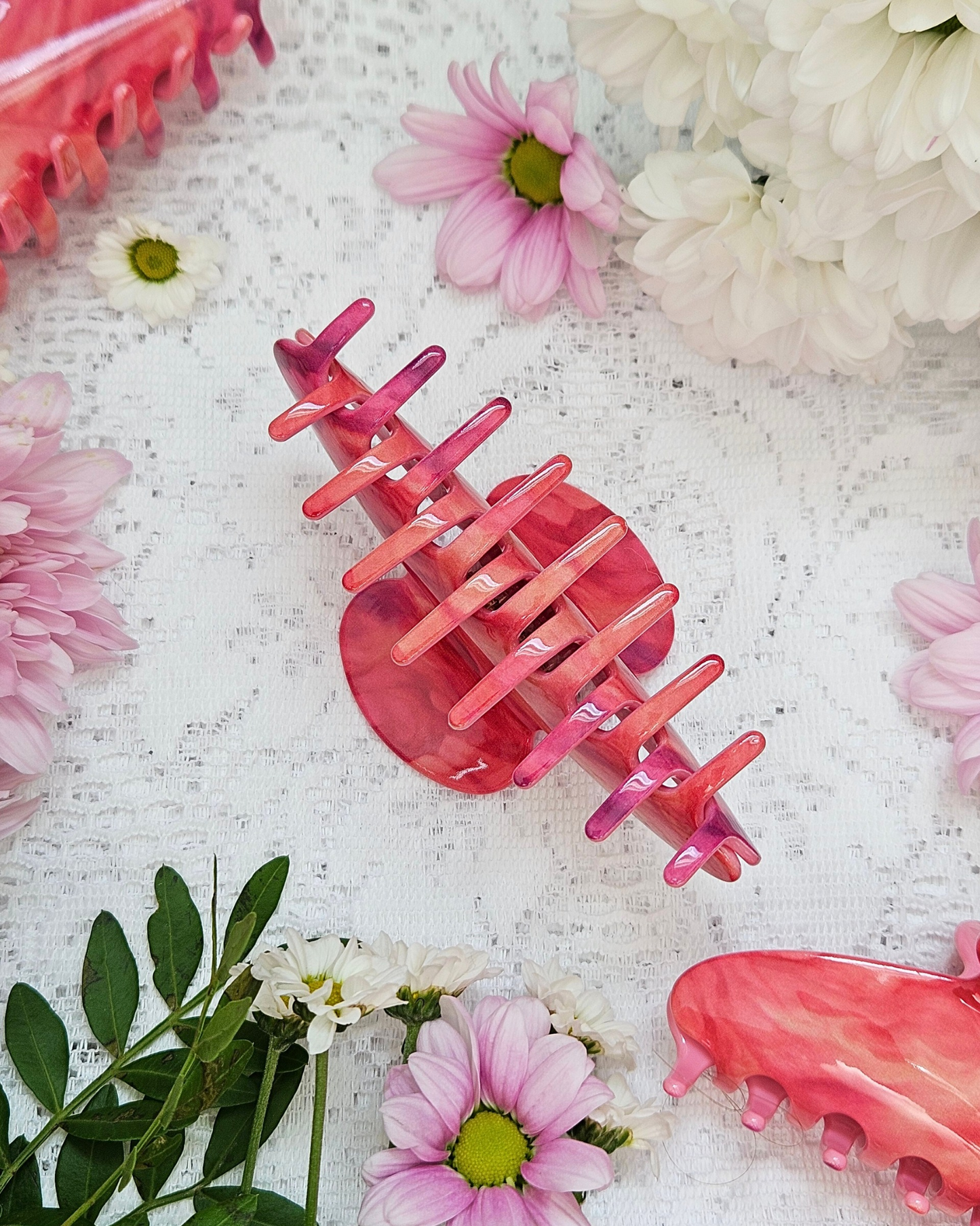 Fan Shell Hair Claw Clip