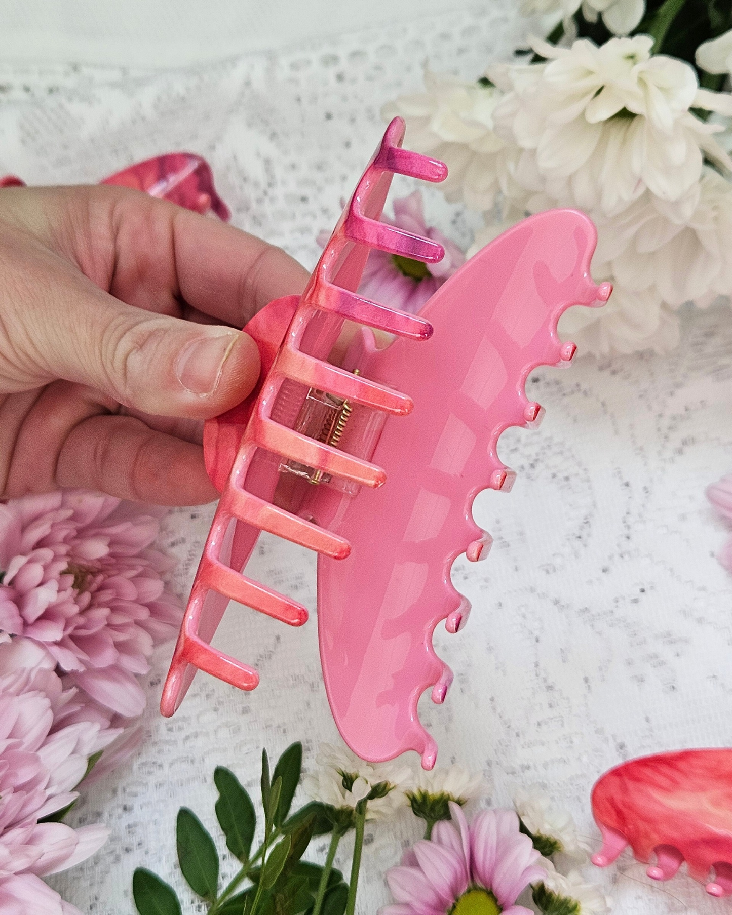 Fan Shell Hair Claw Clip
