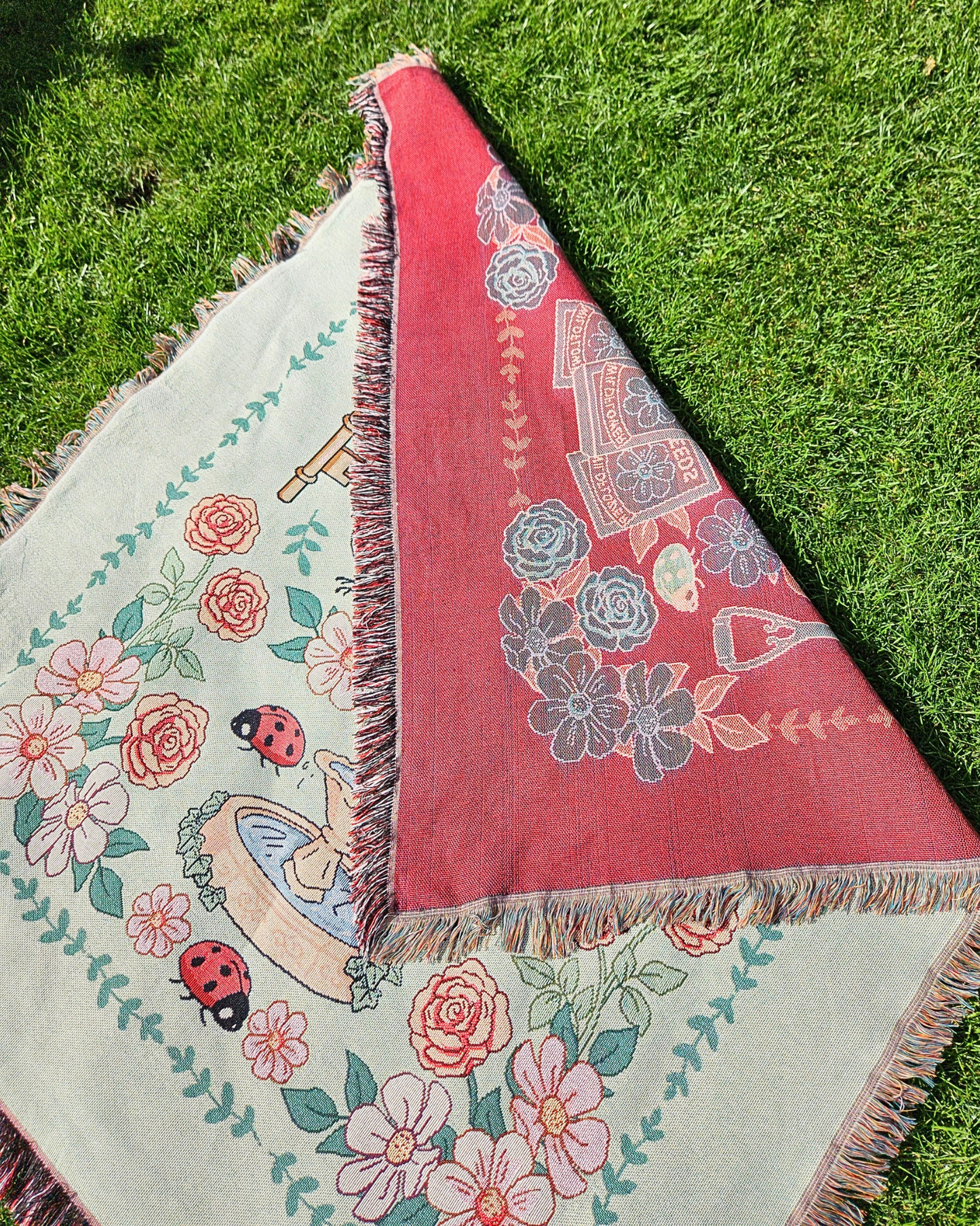 Secret Garden Woven Blanket